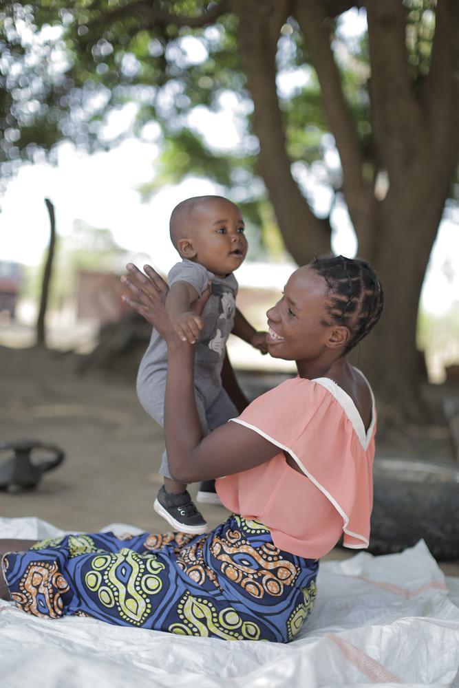 Responsive Parenting Program A mom and baby participate in our responsive parenting programs to support healthy relationships between children and caregivers.