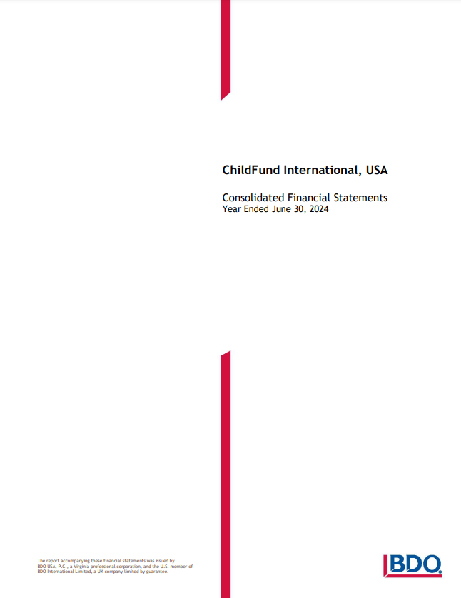 2024 Financial Statement Cover Image