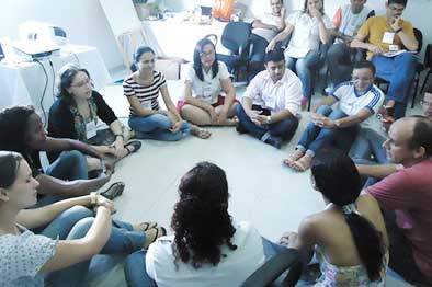 children sitting in a circle